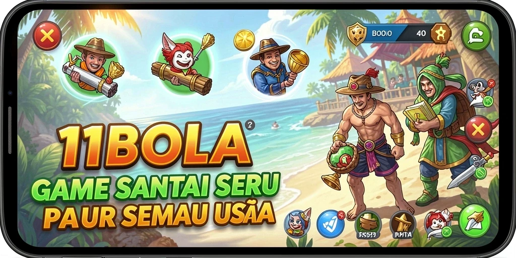 Screenshot gameplay 11BOLA menampilkan tantangan seru dan grafis menarik.