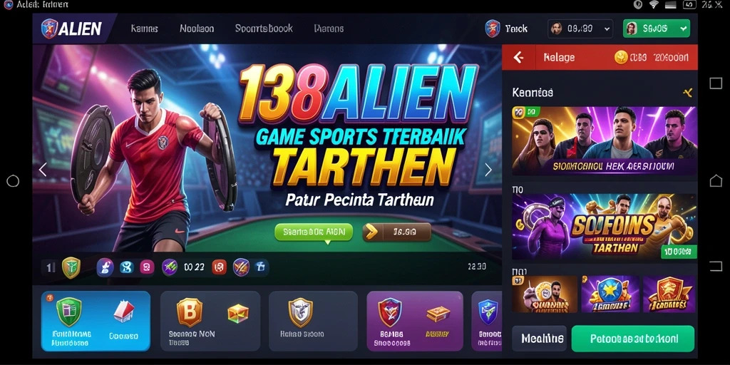 Tampilan gameplay seru dan interaktif dari 138ALIEN Sportsbook.