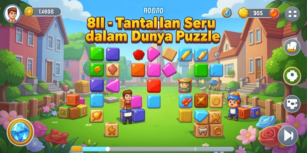 Tampilan gameplay 8II yang menantang dan memukau.