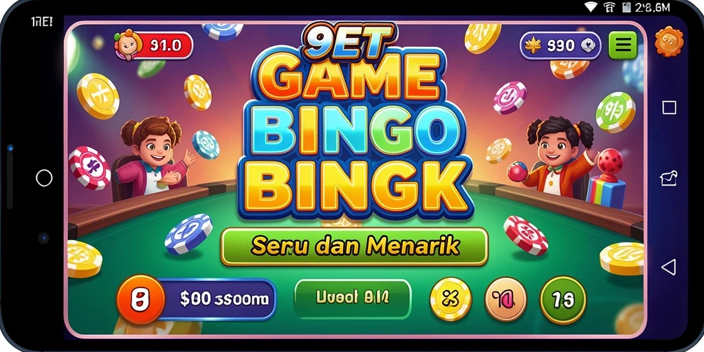 Tampilan gameplay Bingo yang seru dan interaktif di 9ET.