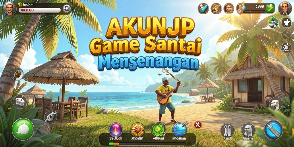 Tampilan gameplay seru dan menarik dari AKUNJP.