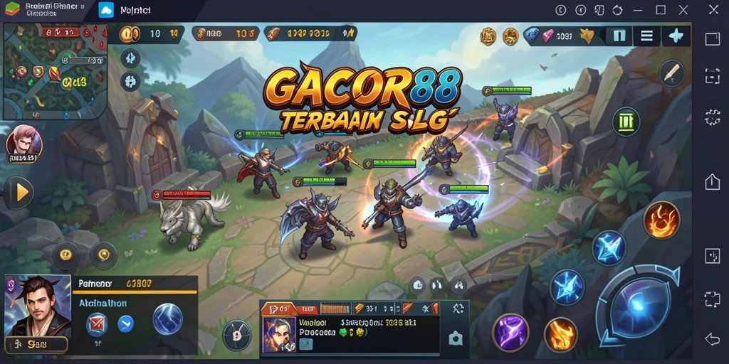Tampilan gameplay GACOR88 yang menarik dan strategis.