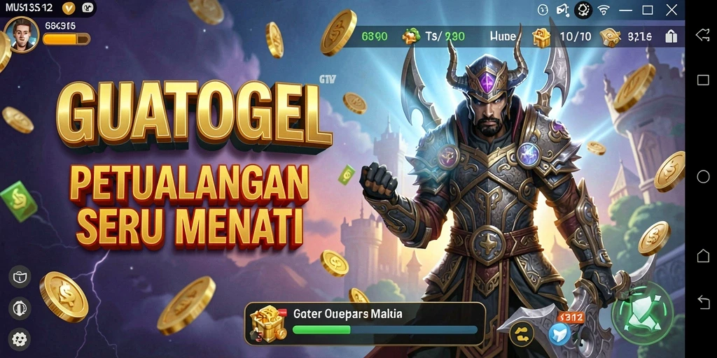 Tampilan gameplay GUATOGEL yang seru dan mendebarkan.