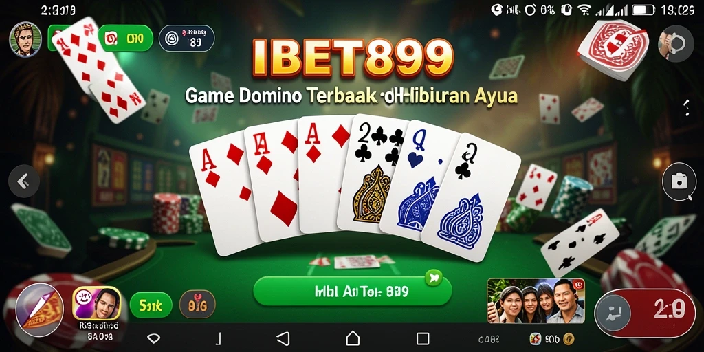 Tampilan gameplay Domino yang mengasyikkan di IBET899.