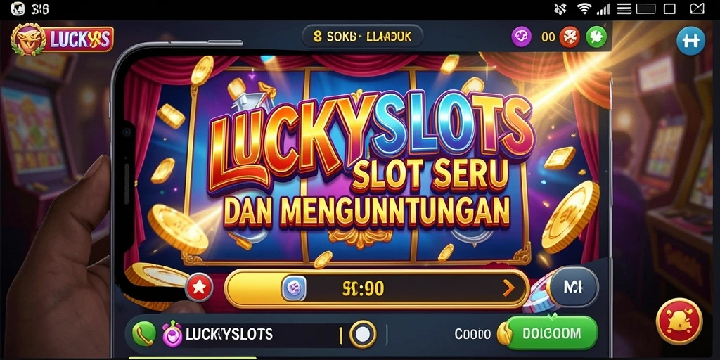 Tampilan gameplay seru di LUCKYSLOTS dengan grafis menarik.