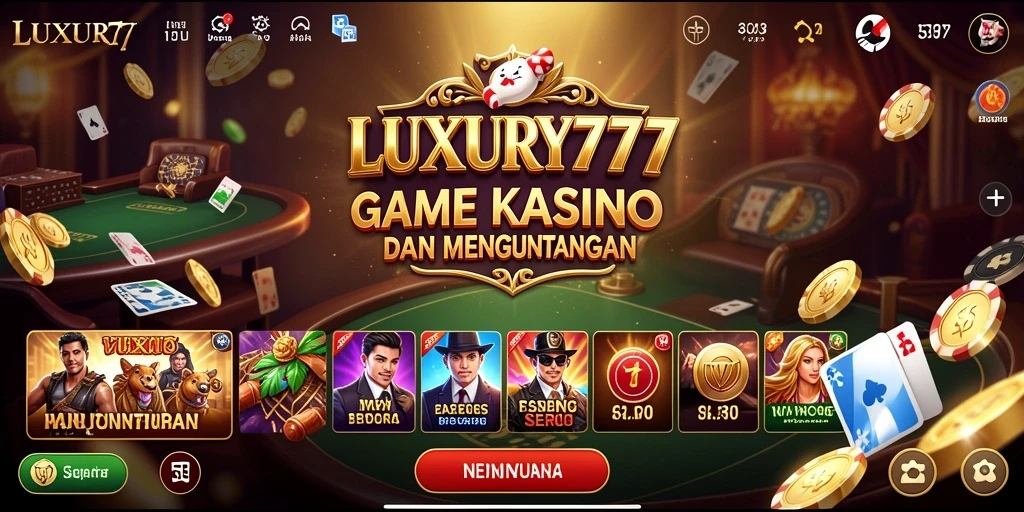 Tampilan gameplay menawan dari LUXURY777 yang memikat pemain.