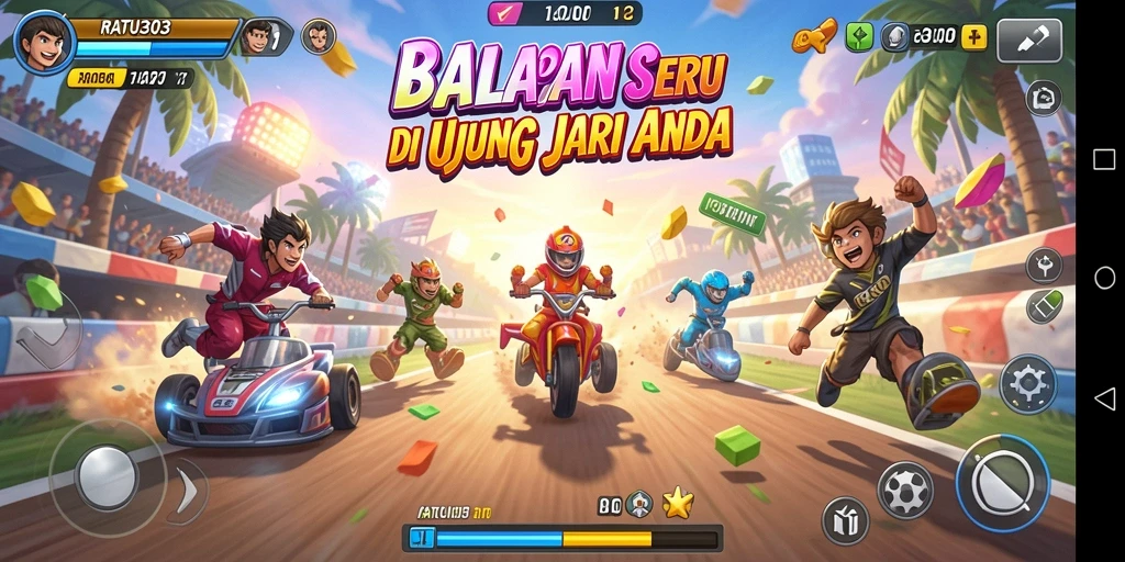 Gameplay menegangkan dan mendebarkan dalam RATU303.