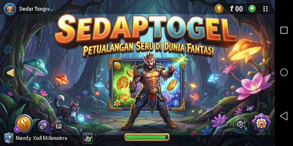 Screenshot gameplay SEDAPTOGEL menunjukkan petualangan yang memikat.