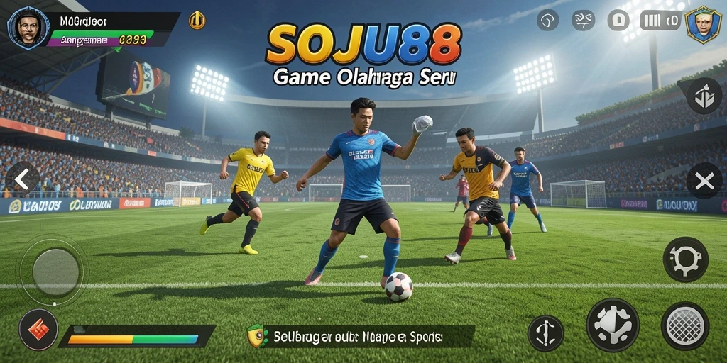 Tampilan menarik dari gameplay olahraga dalam SOJU88.