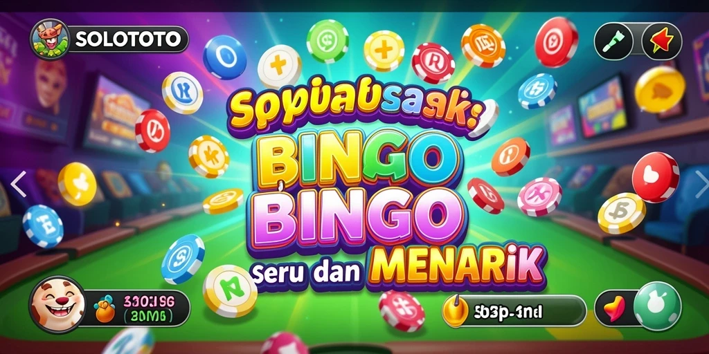 Tampilan menarik dari gameplay Bingo SOLOTOTO yang seru.