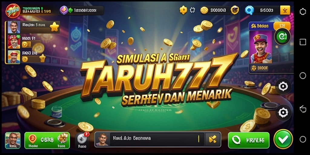Gambaran gameplay TARUH777 yang mendebarkan dan interaktif.