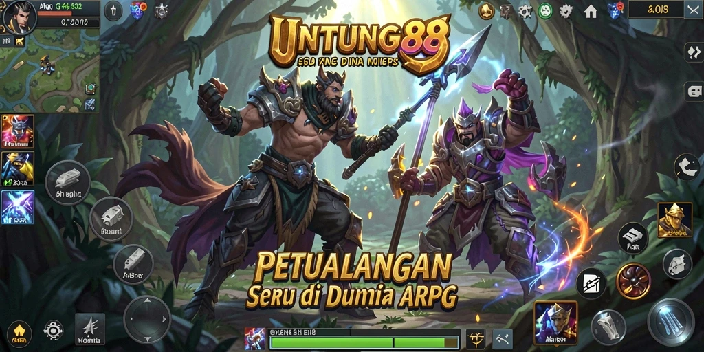 Tangkapan layar gameplay UNTUNG88 dengan aksi pertempuran seru.