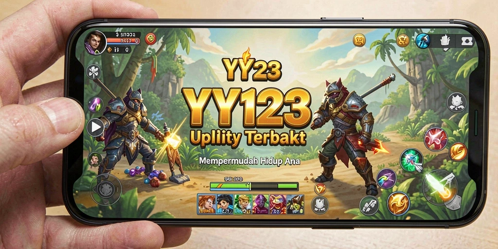 Tampilan antarmuka YY123 yang sederhana dan fungsional.